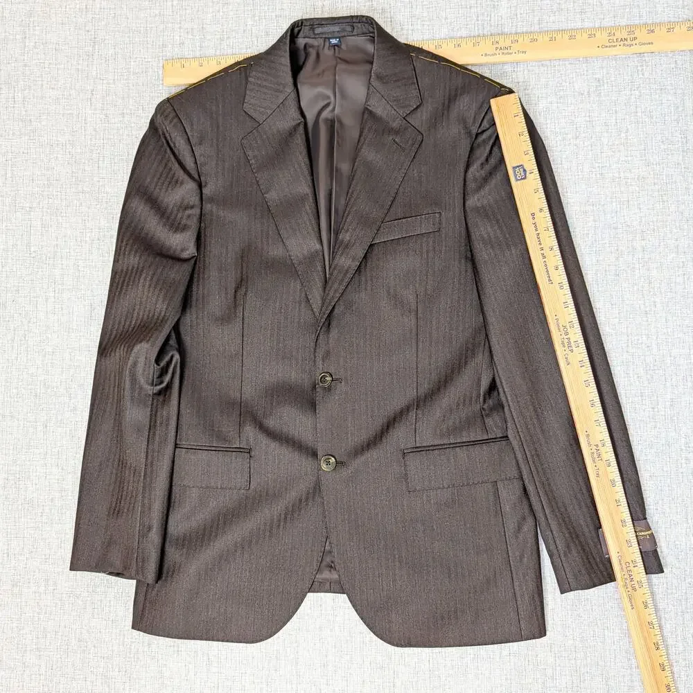 J.Crew Crosby Classic fit Suit Jacket Italy Wool herringbone 38R NWT $498